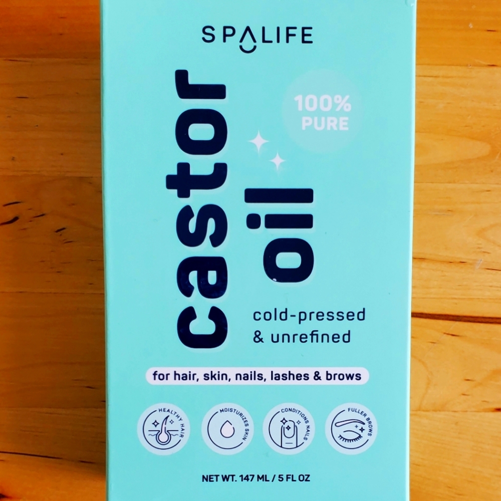 Spalife Castor Oil - Cold-Pressed & Unrefined - Blue
